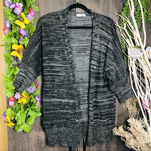 🌼3/$30🌼Candies Open Front Woven Grey Cardigan Size XL